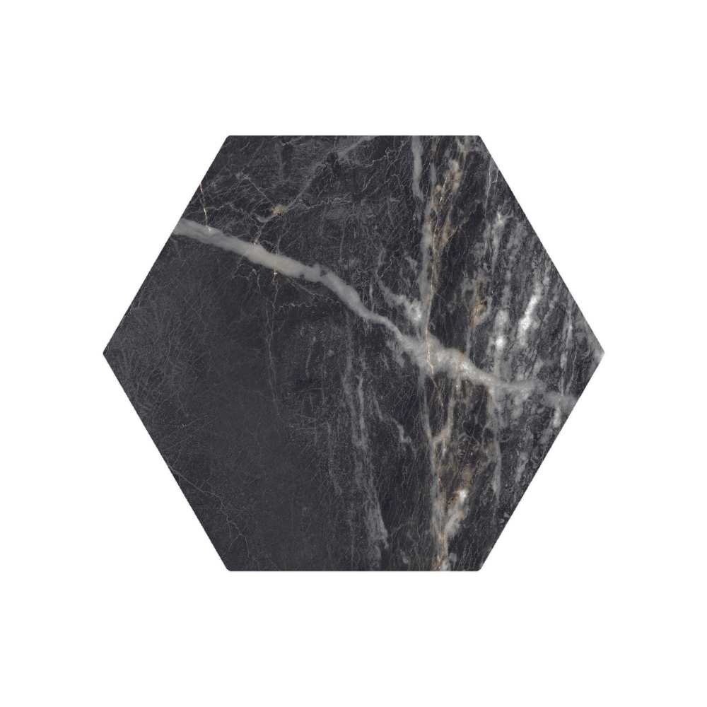 Oscuro 8" x 9" Gold Porcelain Matte Tile