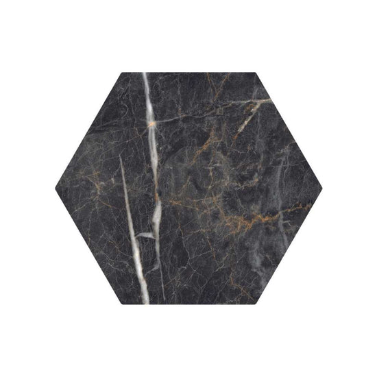 Oscuro 8" x 9" Gold Porcelain Matte Tile