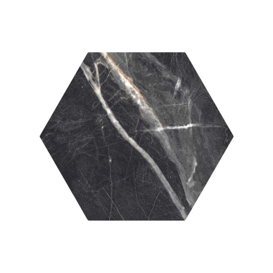 Oscuro 8" x 9" Gold Porcelain Matte Tile
