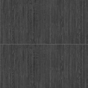 Marqueterie 24" x 48" Black Porcelain Matte Tile