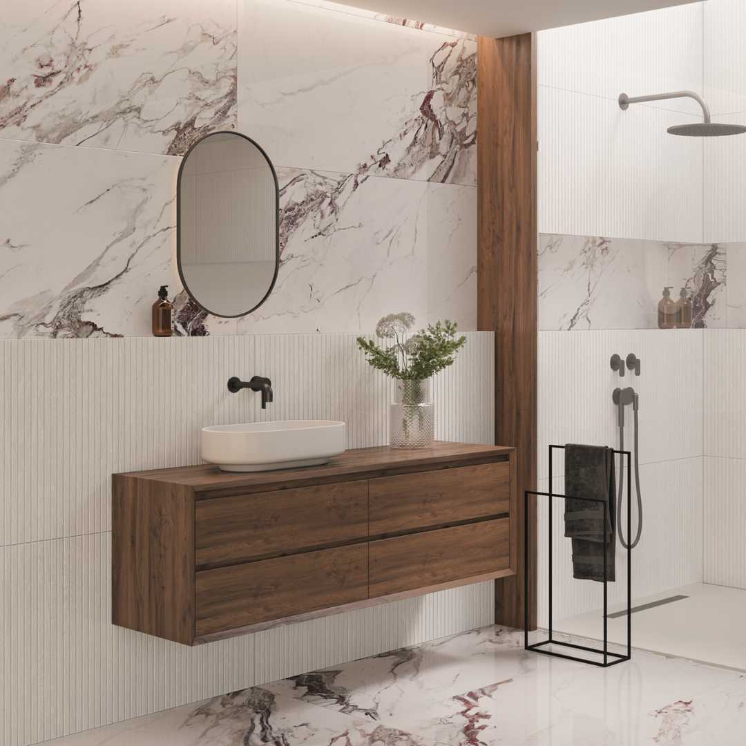 Marqueterie 24"x48" Porcelain Matte Tile