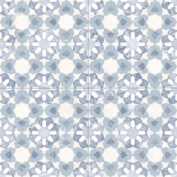 Pageant 9"x9" Azul Porcelain Matte Tile