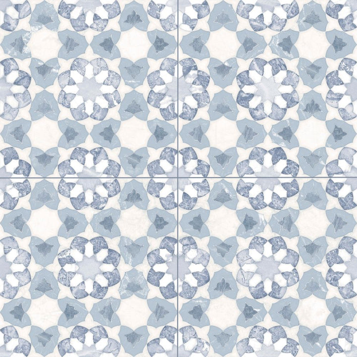 Pageant 9"x9" Azul Porcelain Matte Tile