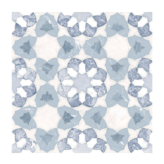 Pageant 9"x9" Azul Porcelain Matte Tile
