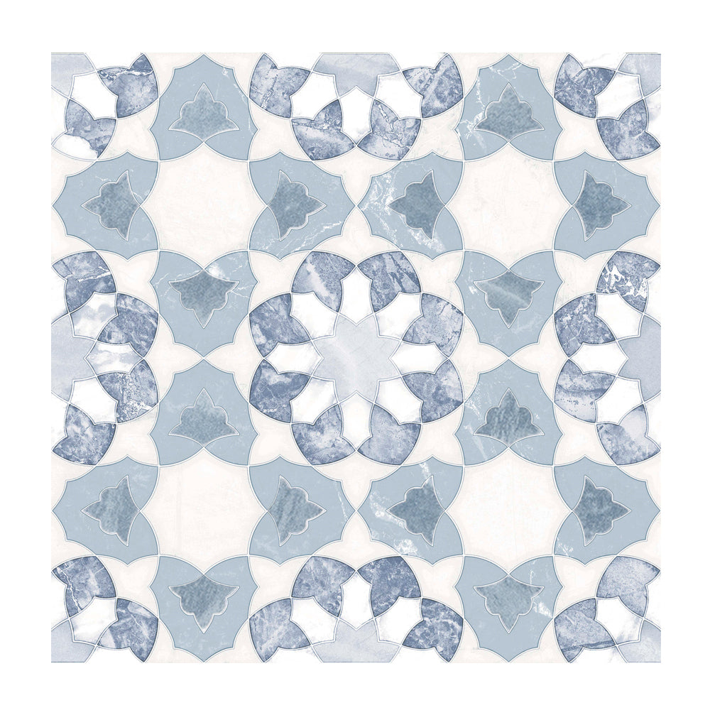 Pageant 9"x9" Azul Porcelain Matte Tile