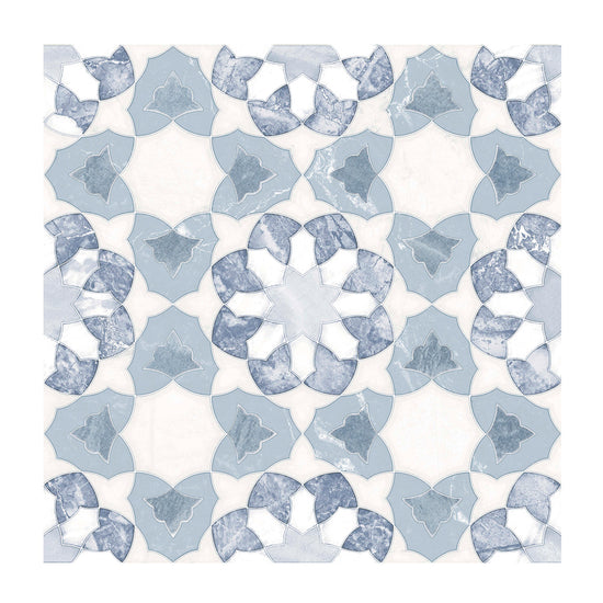 Pageant 9"x9" Azul Porcelain Matte Tile