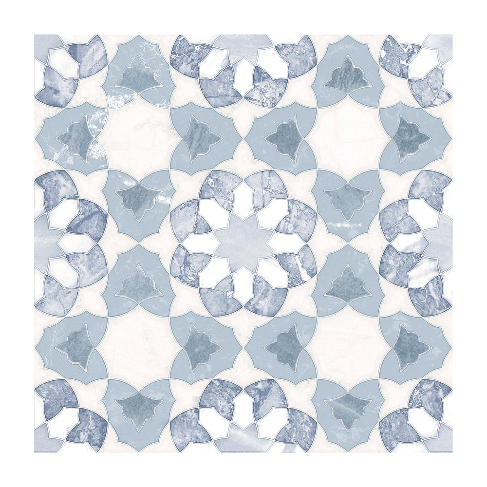 Pageant 9"x9" Azul Porcelain Matte Tile