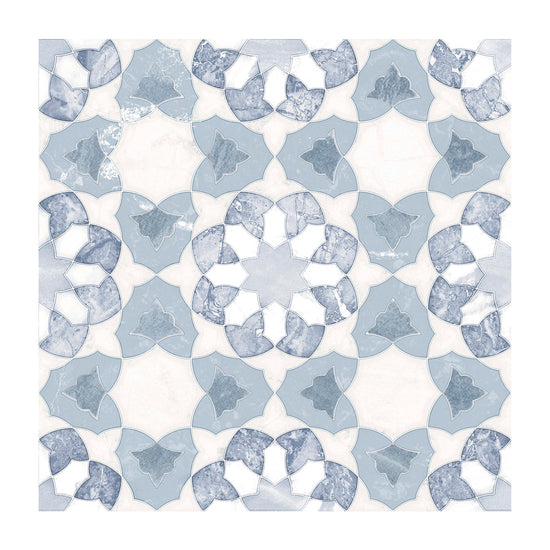Pageant 9"x9" Azul Porcelain Matte Tile