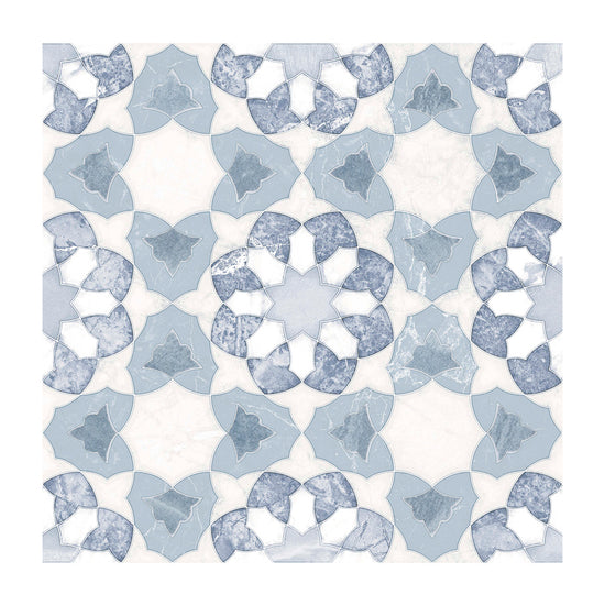 Pageant 9"x9" Azul Porcelain Matte Tile