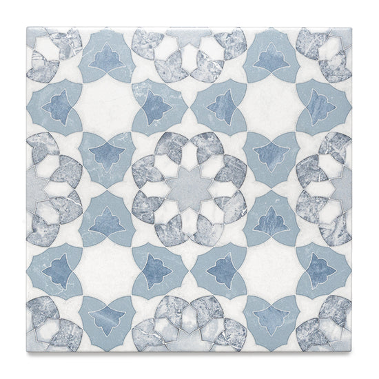 Pageant 9"x9" Azul Porcelain Matte Tile