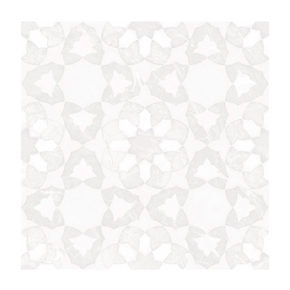 Pageant 9"x9" Blanco Porcelain Matte Tile