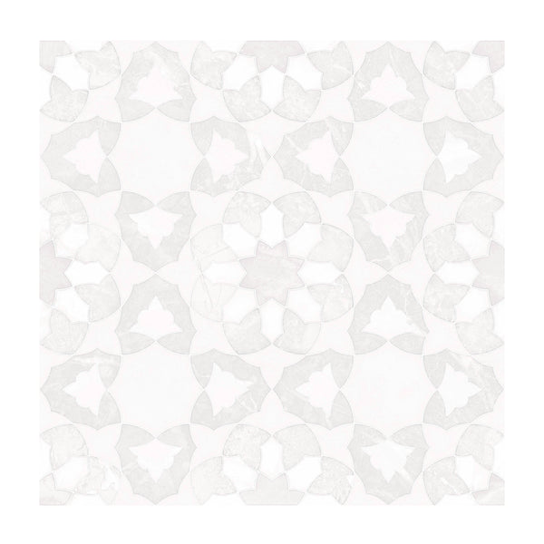 Pageant 9"x9" Blanco Porcelain Matte Tile
