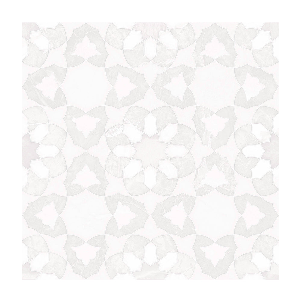 Pageant 9"x9" Blanco Porcelain Matte Tile