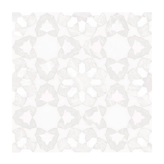 Pageant 9"x9" Blanco Porcelain Matte Tile