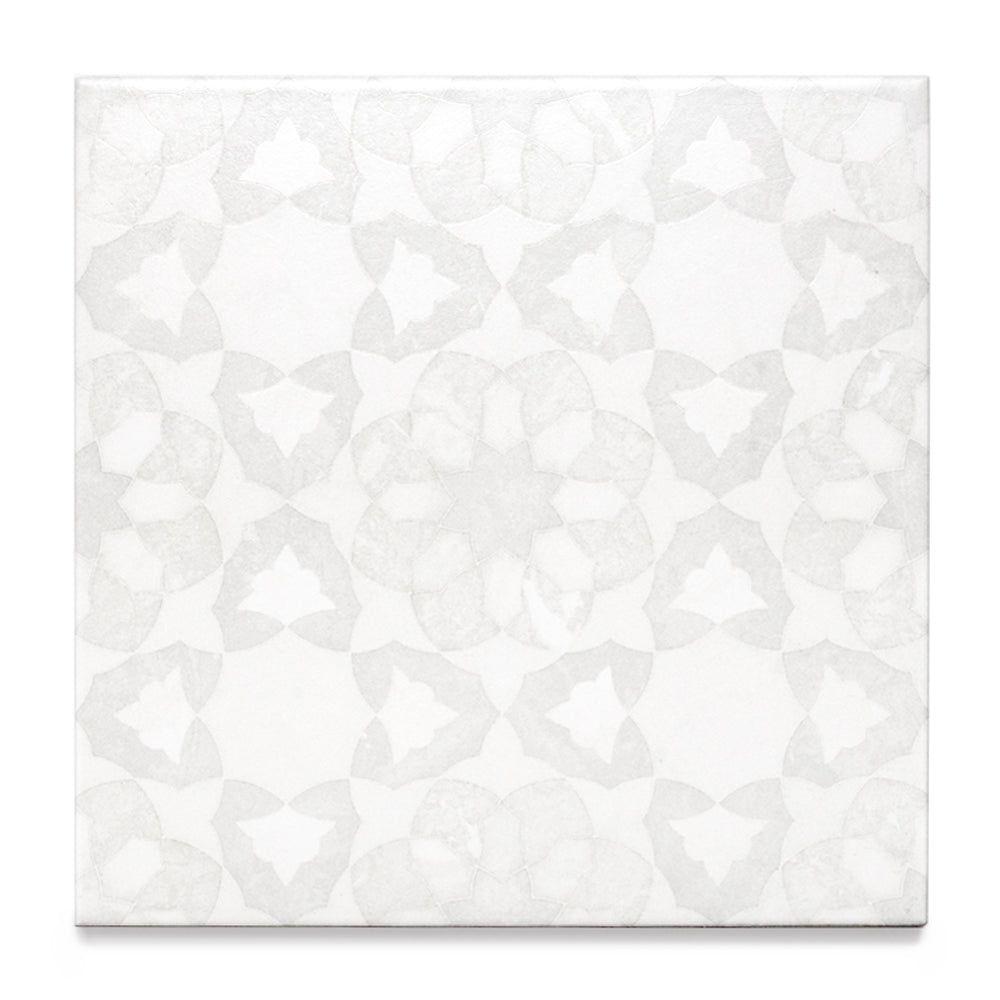 Pageant 9"x9" Blanco Porcelain Matte Tile