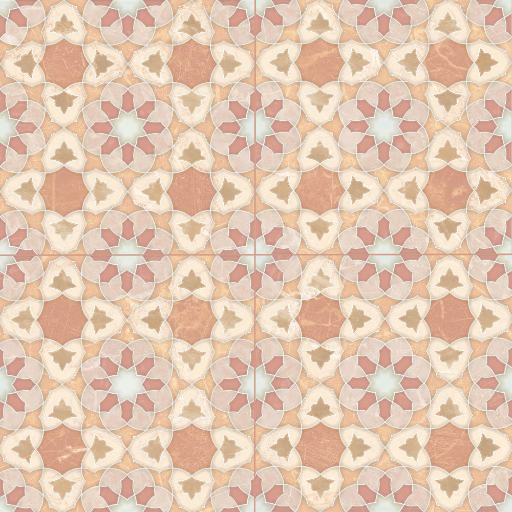 Pageant 9"x9" Cotto Porcelain Matte Tile