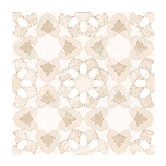 Pageant 9"x9" Crema Porcelain Matte Tile