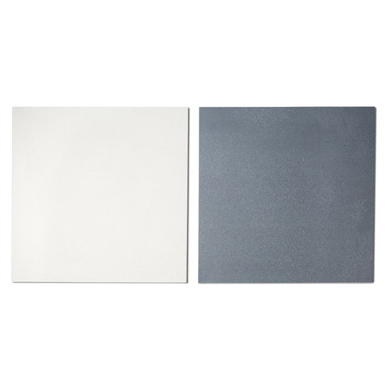 Terrazzo 2.0 24"x24" Checkerboard Minimal White & Minimal Blue Porcelain Matte Tile
