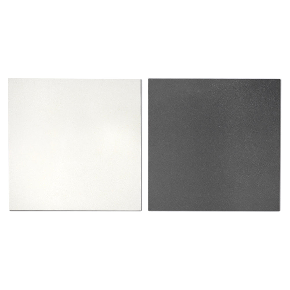 Terrazzo 2.0 24"x24" Checkerboard Minimal White & Minimal Dk Grey Porcelain Matte Tile