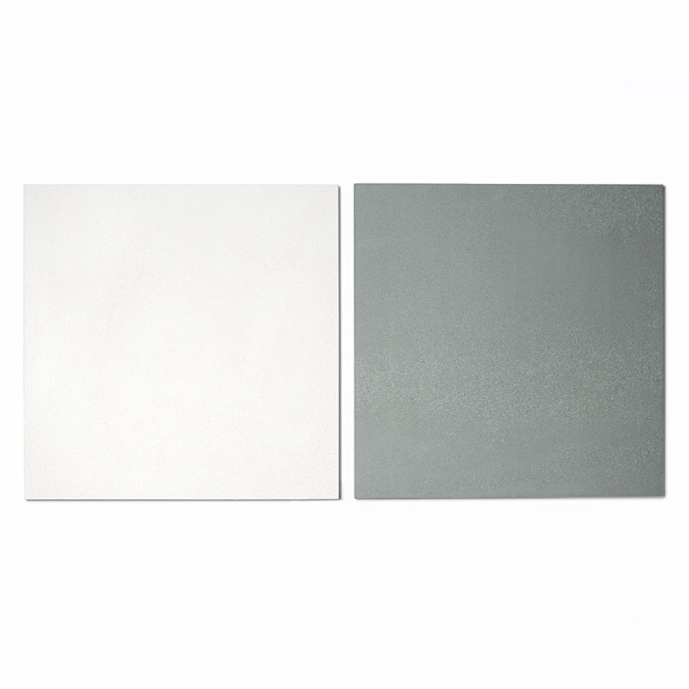 Terrazzo 2.0 24"x24" Checkerboard Minimal White & Minimal Green Porcelain Matte Tile