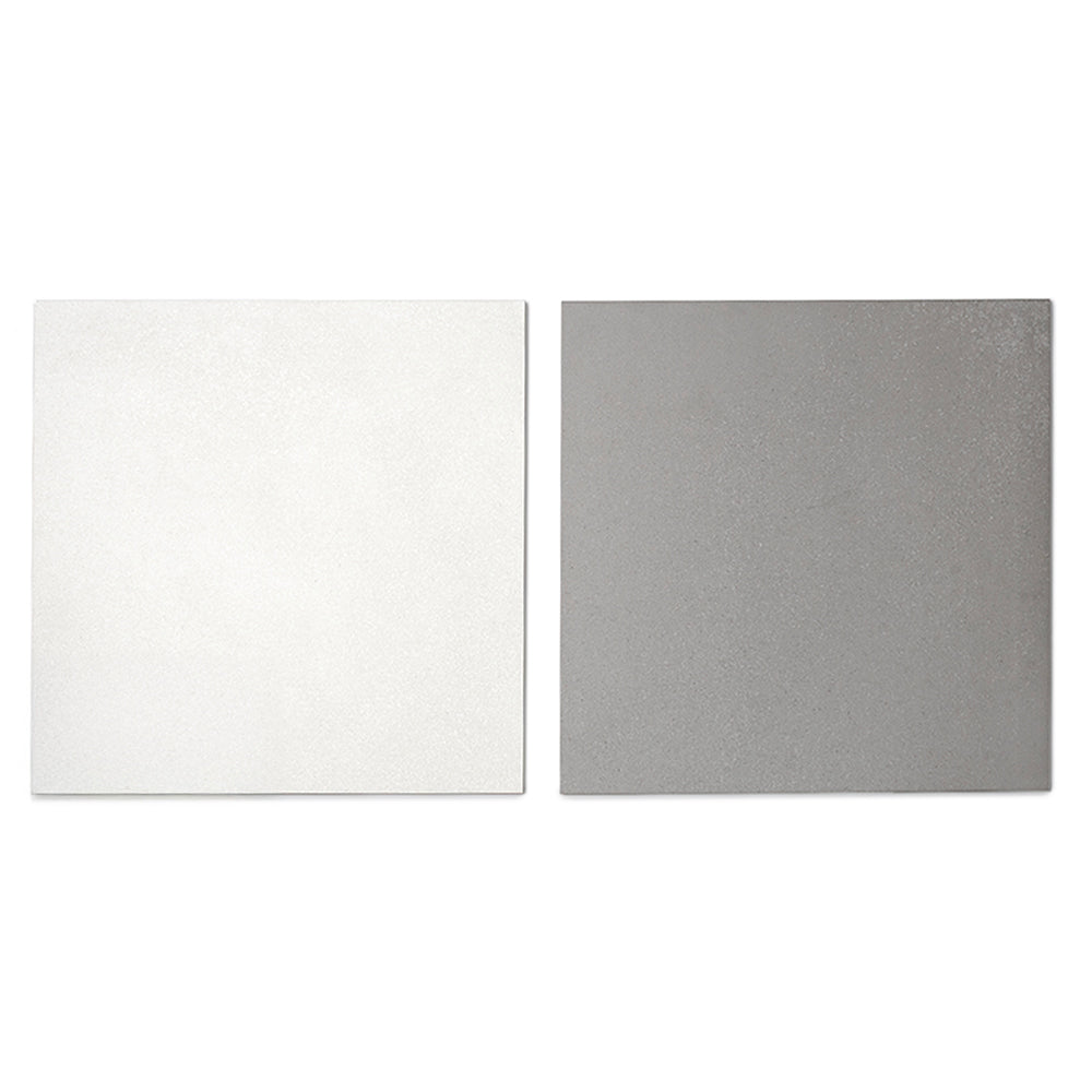 Terrazzo 2.0 24"x24" Checkerboard Minimal White & Minimal Grey Porcelain Matte Tile
