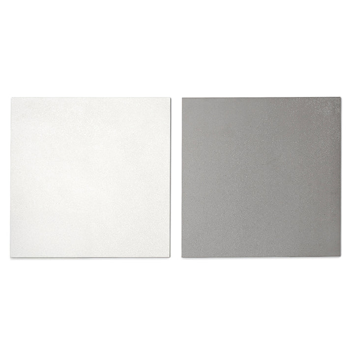 Terrazzo 2.0 24"x24" Checkerboard Minimal White & Minimal Grey Porcelain Matte Tile