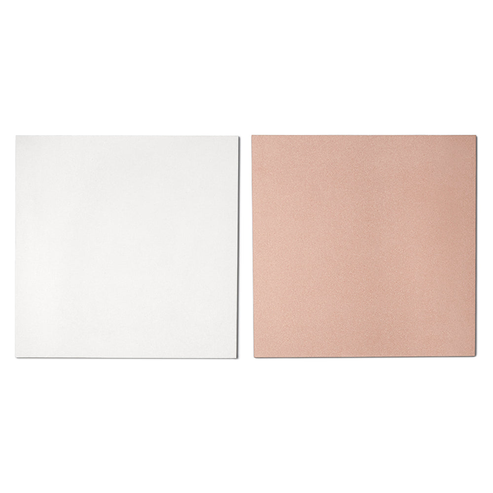 Terrazzo 2.0 24"x24" Checkerboard Minimal White & Minimal Pink Porcelain Matte Tile