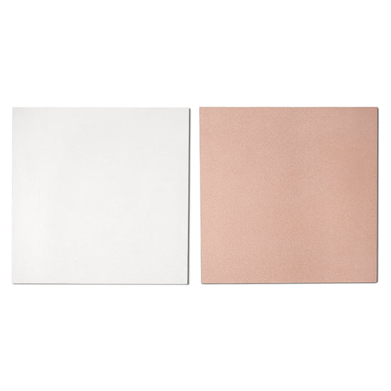 Terrazzo 2.0 24"x24" Checkerboard Minimal White & Minimal Pink Porcelain Matte Tile
