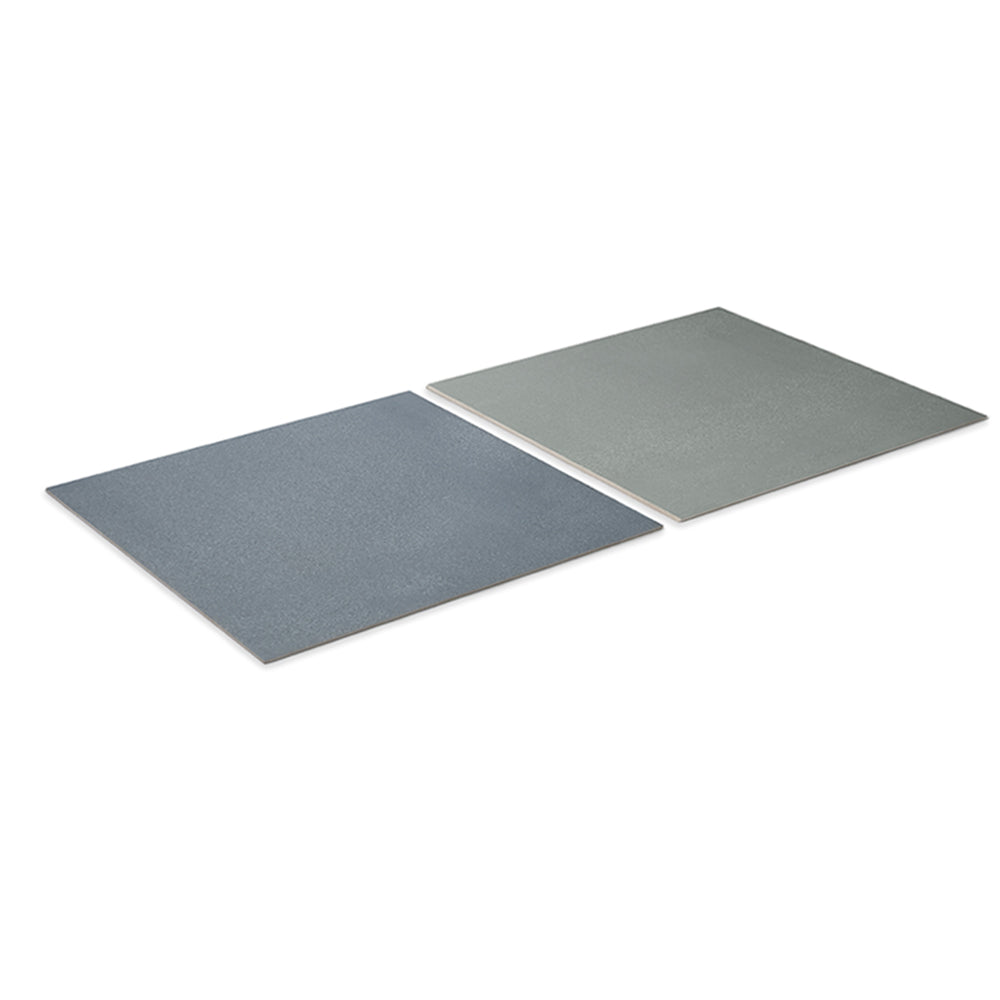 Terrazzo 2.0 24"x24" Checkerboard Minimal Blue & Minimal Green Porcelain Matte Tile