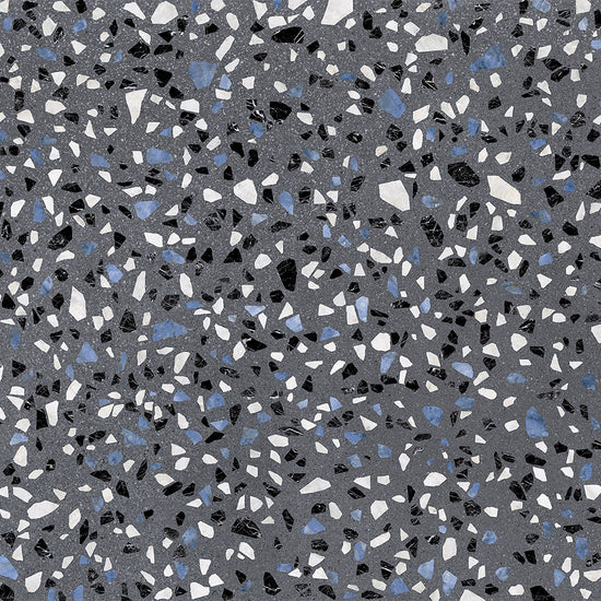 Terrazzo 2.0 24"x24" Classic Dk Grey Porcelain Matte Tile