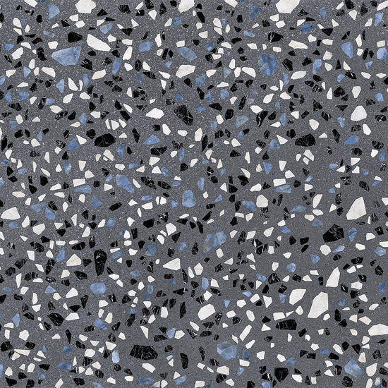 Terrazzo 2.0 24"x24" Classic Dk Grey Porcelain Matte Tile