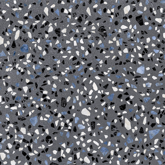 Terrazzo 2.0 24"x24" Classic Dk Grey Porcelain Matte Tile