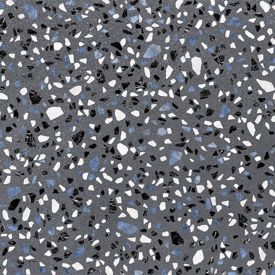 Terrazzo 2.0 24"x24" Classic Dk Grey Porcelain Matte Tile