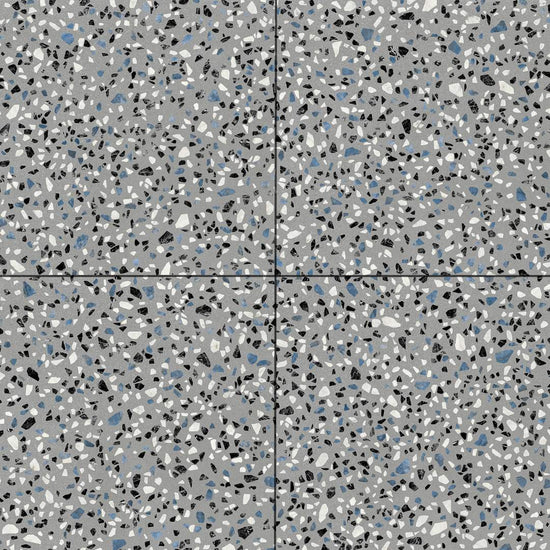 Terrazzo 2.0 24"x24" Classic Grey Porcelain Matte Tile