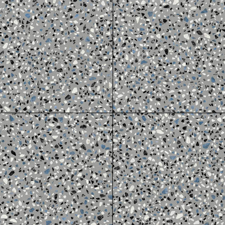Terrazzo 2.0 24"x24" Classic Grey Porcelain Matte Tile