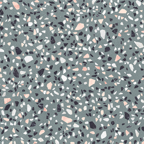 Terrazzo 2.0 24"x24" Classic Green Porcelain Matte Tile
