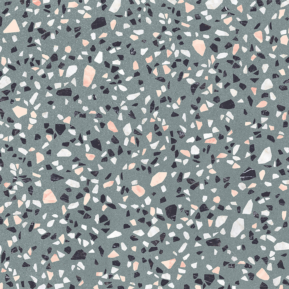 Terrazzo 2.0 24"x24" Classic Green Porcelain Matte Tile