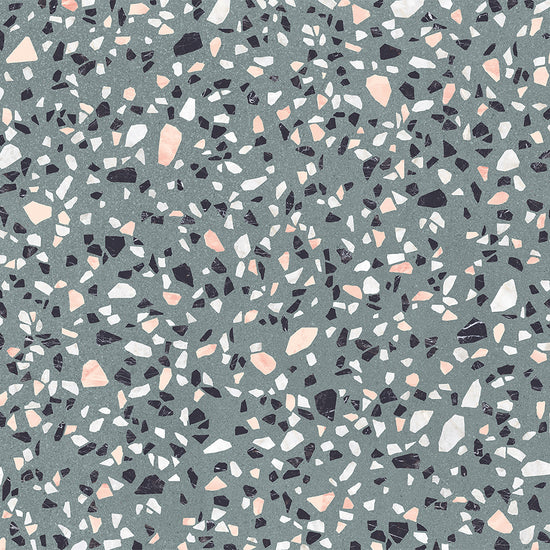 Terrazzo 2.0 24"x24" Classic Green Porcelain Matte Tile