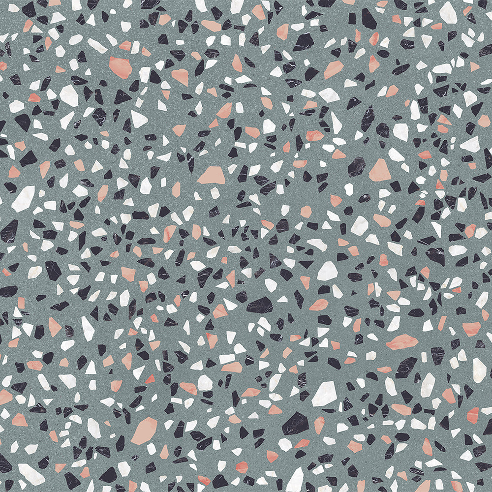 Terrazzo 2.0 24"x24" Classic Green Porcelain Matte Tile