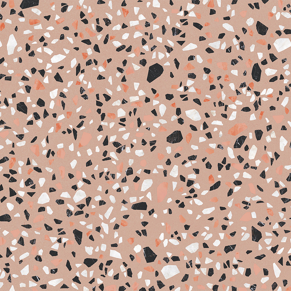 Terrazzo 2.0 24"x24" Classic Pink Porcelain Matte Tile