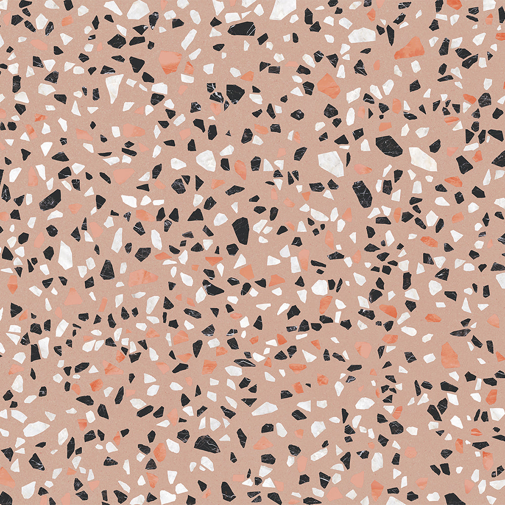 Terrazzo 2.0 24"x24" Classic Pink Porcelain Matte Tile