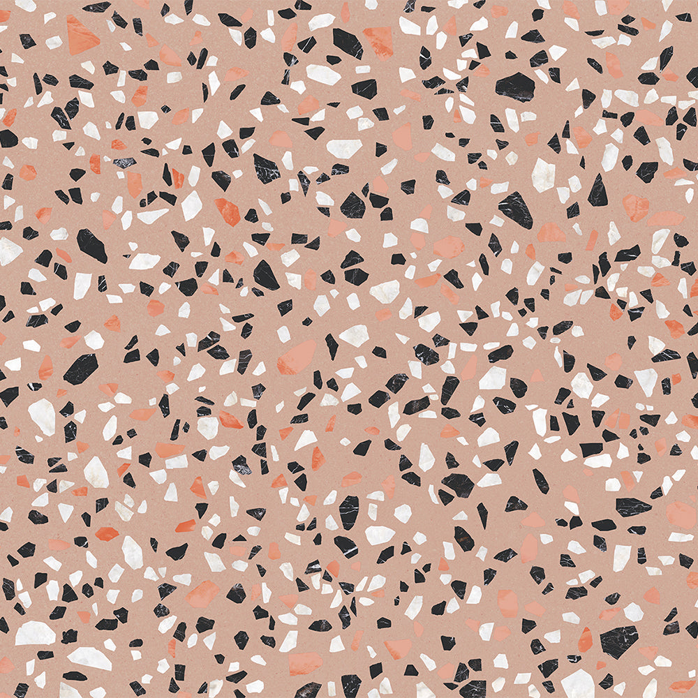 Terrazzo 2.0 24"x24" Classic Pink Porcelain Matte Tile