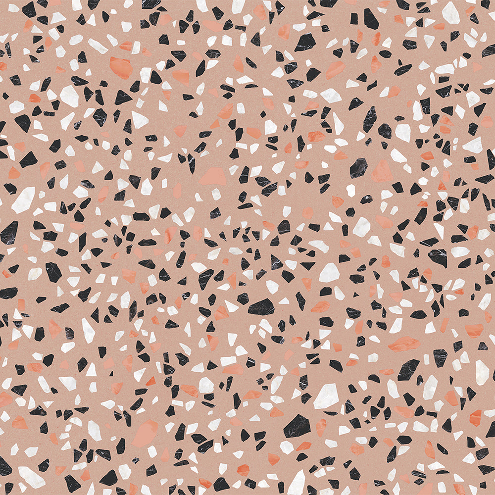 Terrazzo 2.0 24"x24" Classic Pink Porcelain Matte Tile