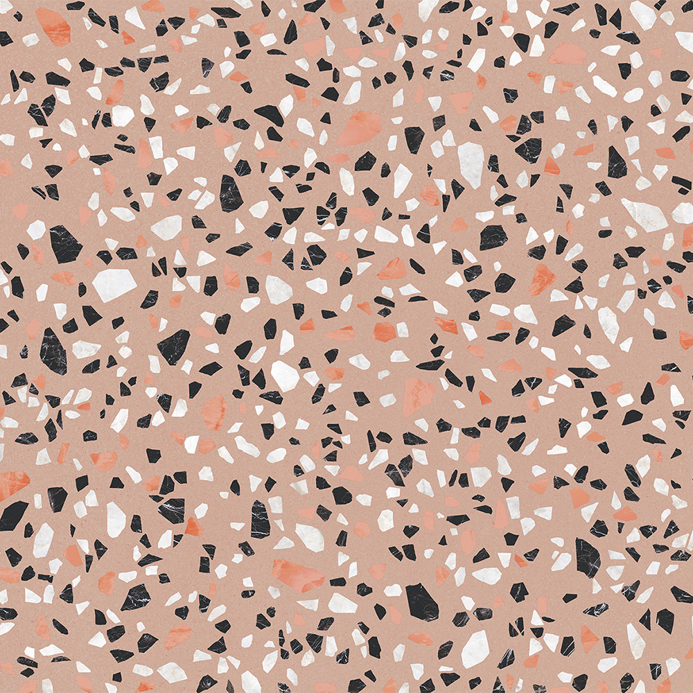 Terrazzo 2.0 24"x24" Classic Pink Porcelain Matte Tile
