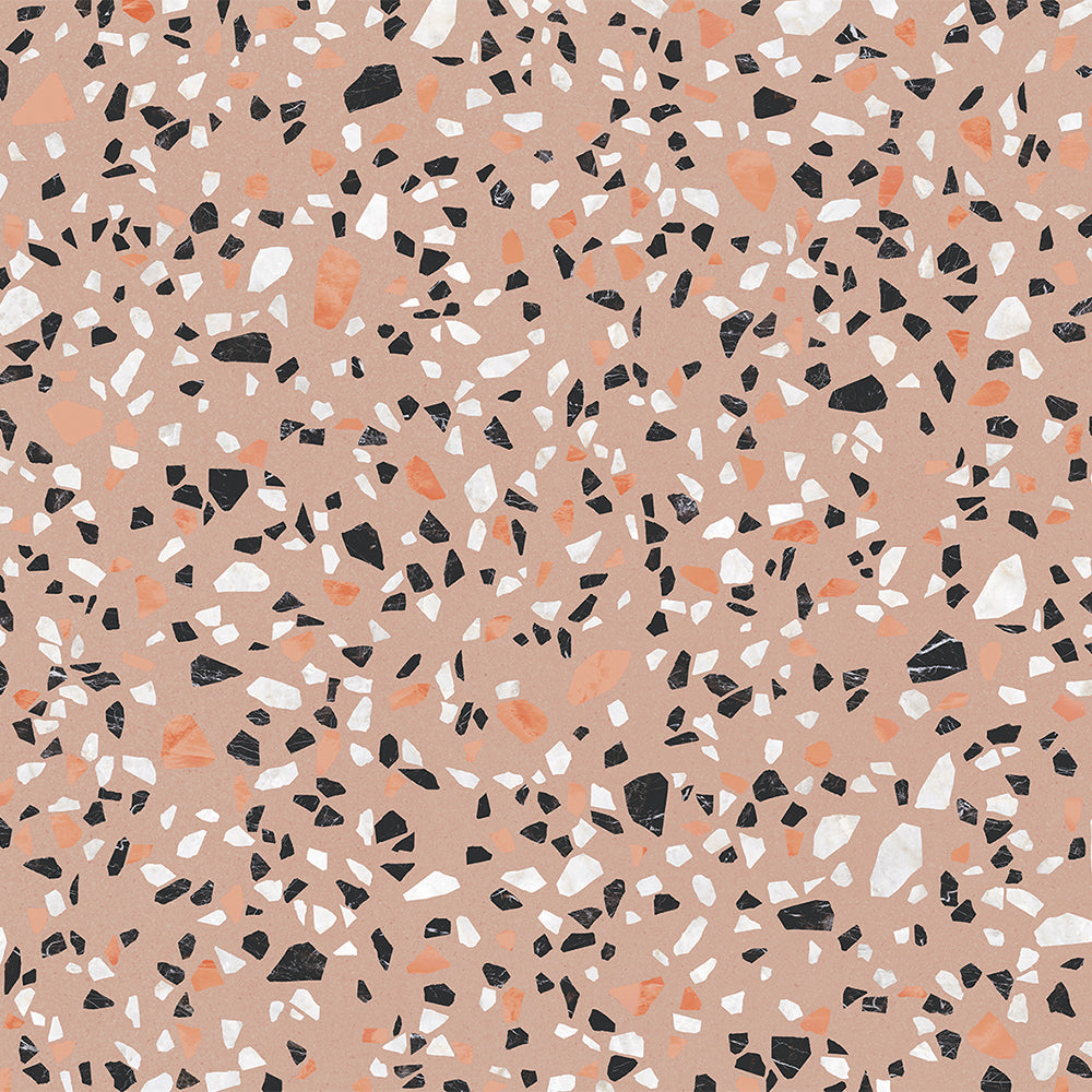 Terrazzo 2.0 24"x24" Classic Pink Porcelain Matte Tile