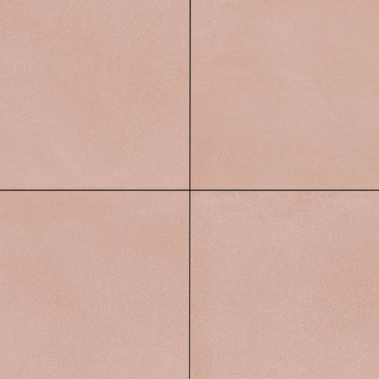 Terrazzo 2.0 24"x24" Minimal Pink Porcelain Matte Tile