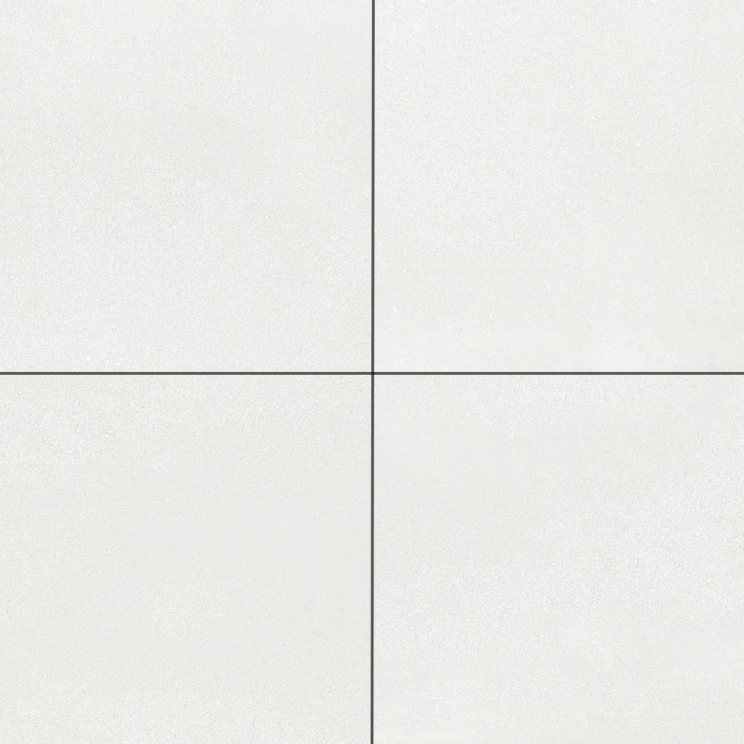 Terrazzo 2.0 24"x24" Minimal White Porcelain Matte Tile