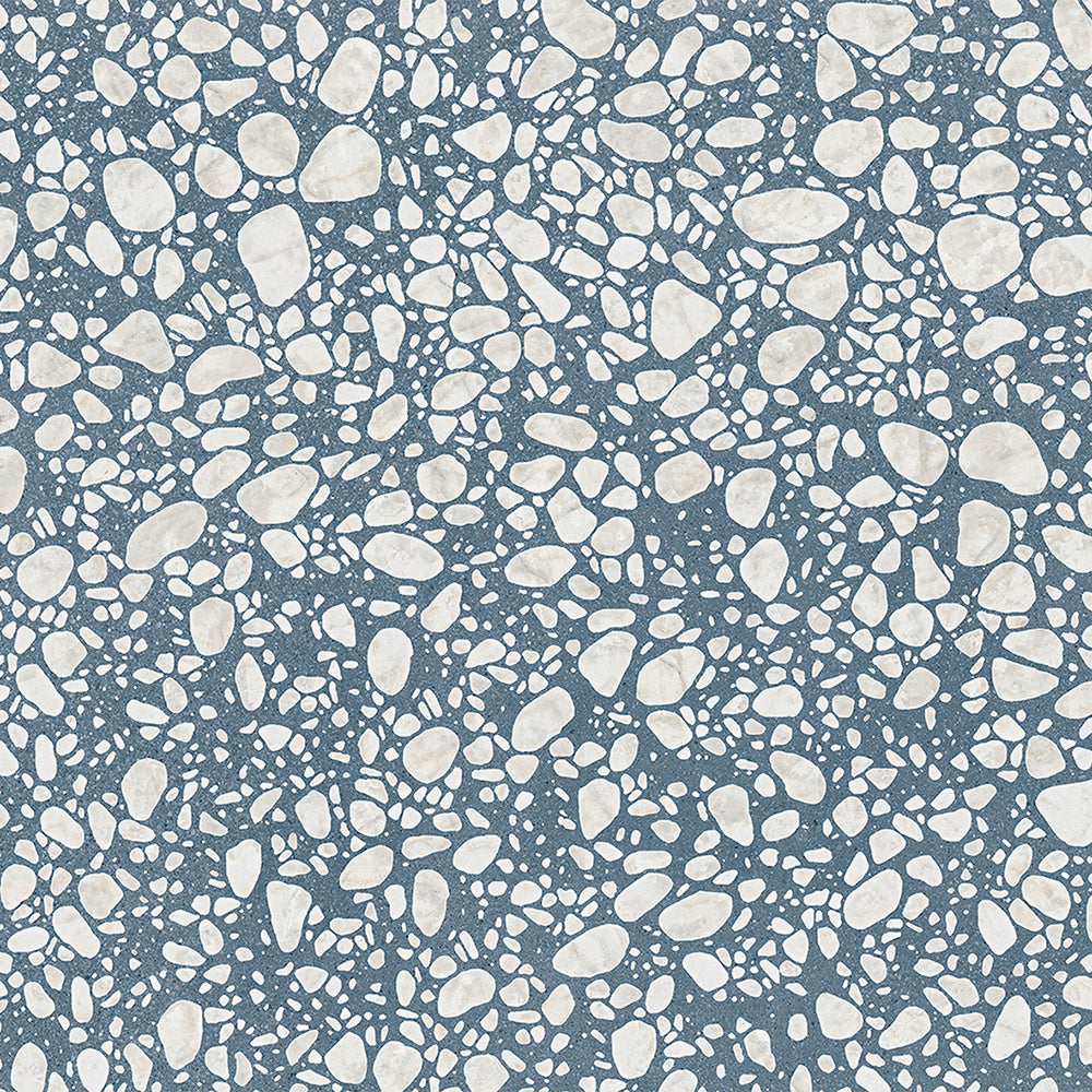 Terrazzo 2.0 24"x24" Pop Blue Porcelain Matte Tile