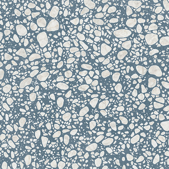 Terrazzo 2.0 24"x24" Pop Blue Porcelain Matte Tile