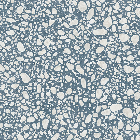 Terrazzo 2.0 24"x24" Pop Blue Porcelain Matte Tile